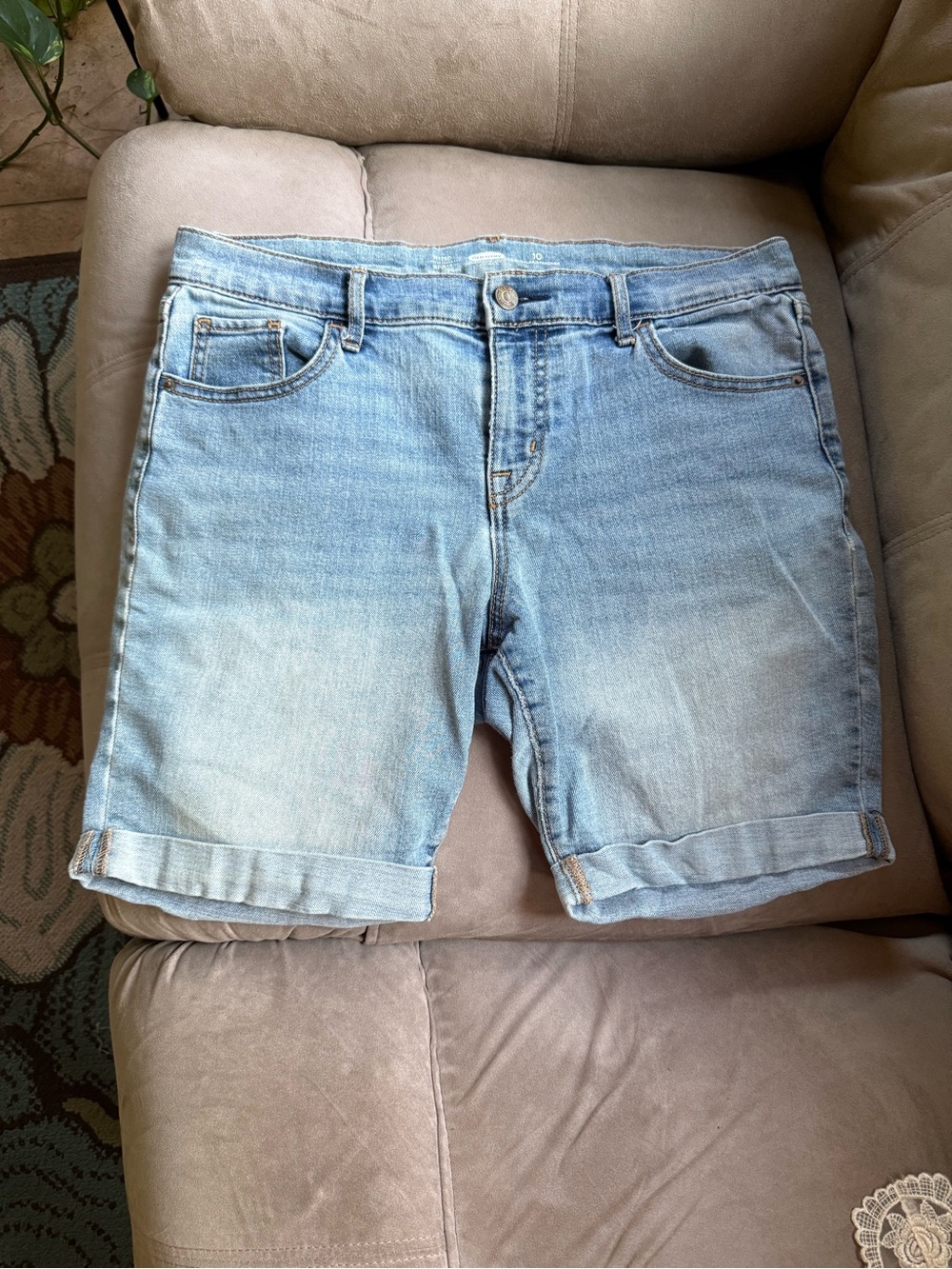 Old Navy Light Blue Jean Shorts
